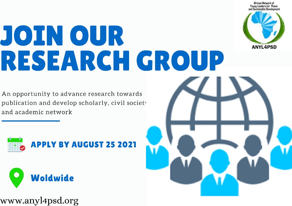 WORLDWIDE CALL FOR APPLICATIONS, 2021 New Deal for Nature and People Research Group Submission